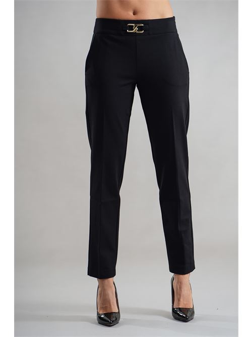Pantalone punto milano GM by Gai Mattiolo | GM3548NERO